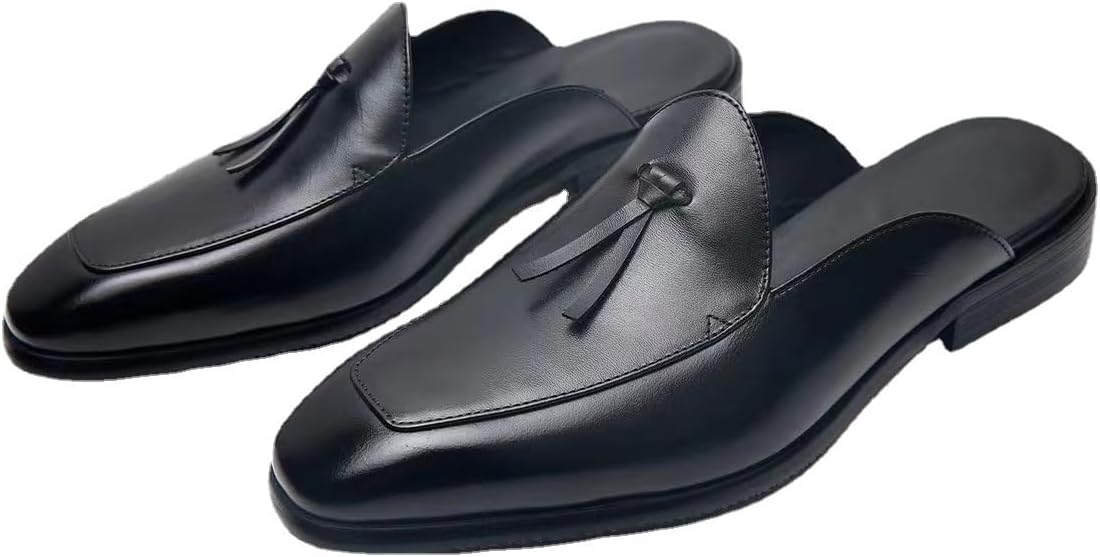 Мужские закрытые мюли-тапочки без застежки, обувь для вождения Waolsu, черный
Мужские закрытые мюли-тапочки без застежки, обувь для вождения Waolsu, черный