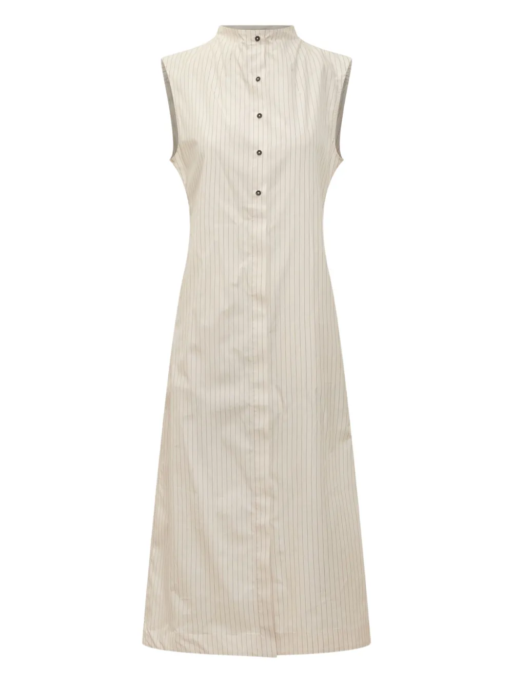 Платье без рукавов в тонкую полоску LouLou de Saison, нейтральный
Платье без рукавов в тонкую полоску LouLou de Saison, нейтральный