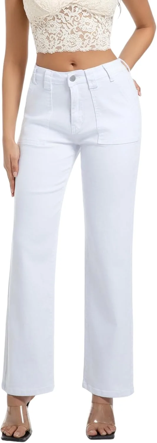 Женские джинсы прямого кроя Petite с высокой посадкой, эластичные укороченные Myzellia
Женские джинсы прямого кроя Petite с высокой посадкой, эластичные укороченные Myzellia