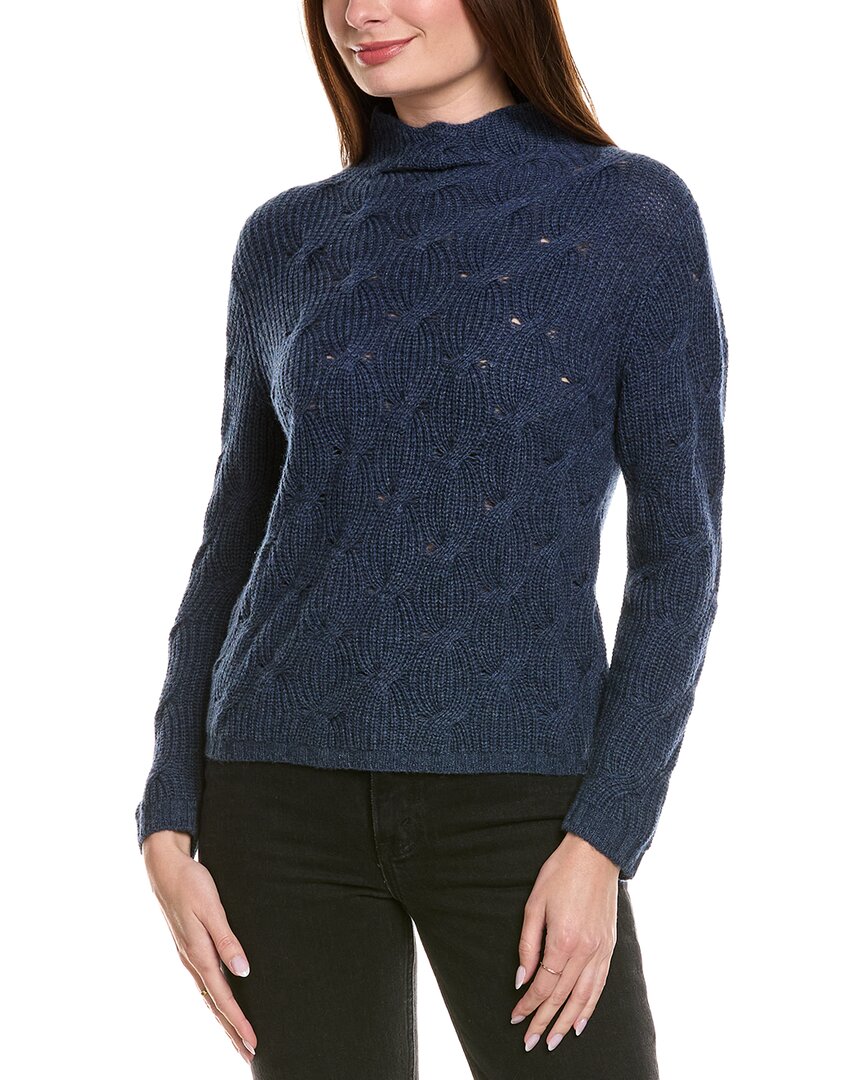 Свитер Hannah Rose Shaker Cable с воротником-стойкой из смеси шерсти и кашемира Hannah Rose, синий
Свитер Hannah Rose Shaker Cable с воротником-стойкой из смеси шерсти и кашемира Hannah Rose, синий