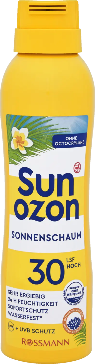 Солнцезащитный крем sunozon Sonnenschaum LSF 30
Солнцезащитный крем sunozon Sonnenschaum LSF 30
