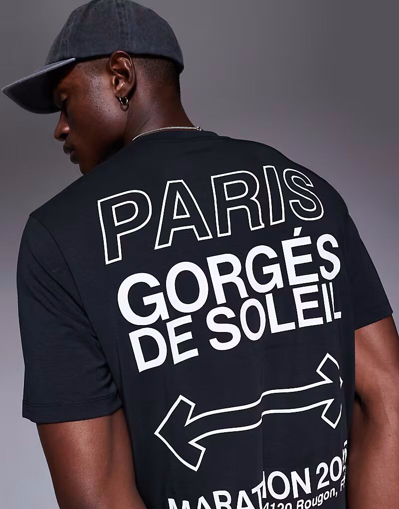 4505 - Футболка для бега из быстросохнущего трикотажа черного цвета, свободного кроя, с принтом на спине
4505 - Футболка для бега из быстросохнущего трикотажа черного цвета, свободного кроя, с принтом на спине