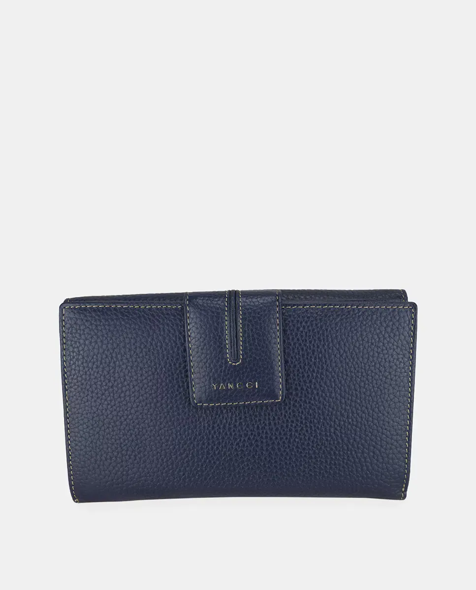 Большой женский красный кожаный кошелек-кошелек Yancci, синий
Большой женский красный кожаный кошелек-кошелек Yancci, синий