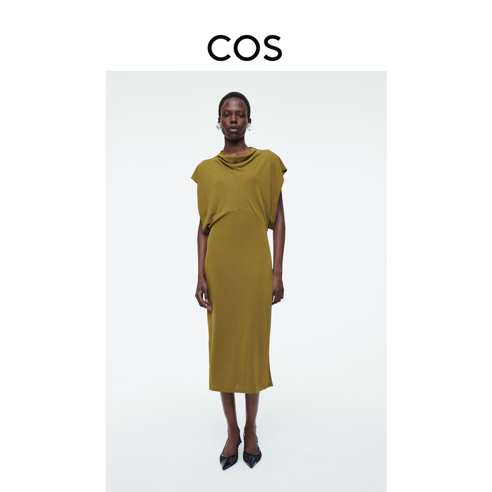 Женское драпированное платье Cos стандартного кроя, хаки/зеленый
Женское драпированное платье Cos стандартного кроя, хаки/зеленый