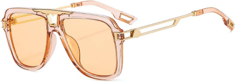 Ретро солнцезащитные очки с двойной перемычкой для женщин, модные градиентные очки с защитой от УФ-излучения UV400 для мужчин. Модные солнцезащитные очки HVTVTLA, Champagne
Ретро солнцезащитные очки с двойной перемычкой для женщин, модные градиентные очки с защитой от УФ-излучения UV400 для мужчин. Модные солнцезащитные очки HVTVTLA, Champagne