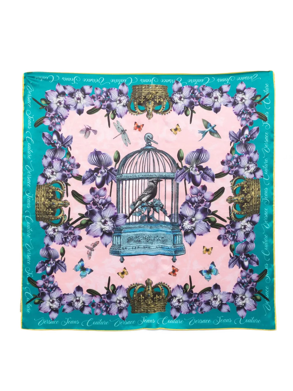 Шарф с графическим принтом Versace Jeans Couture, розовый
Шарф с графическим принтом Versace Jeans Couture, розовый