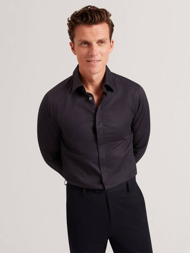 Рубашка Tibor из твила Ted Baker, Navy
Рубашка Tibor из твила Ted Baker, Navy