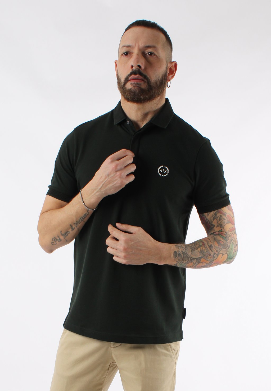 Рубашка поло Armani Exchange, темно-зеленый
Рубашка поло Armani Exchange, темно-зеленый