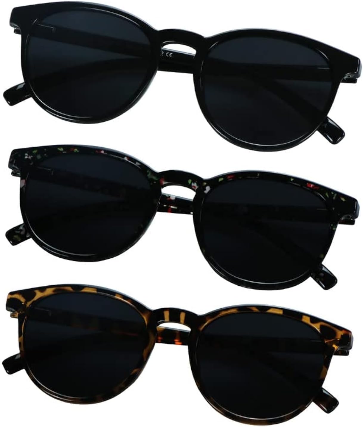 Солнцезащитные очки YEIN, комплект из 3 пар, для мужчин и женщин, с защитой от УФ-излучения, винтажная квадратная полноразмерная оправа, Chilling_black+floral+tortoise
Солнцезащитные очки YEIN, комплект из 3 пар, для мужчин и женщин, с защитой от УФ-излучения, винтажная квадратная полноразмерная оправа, Chilling_black+floral+tortoise