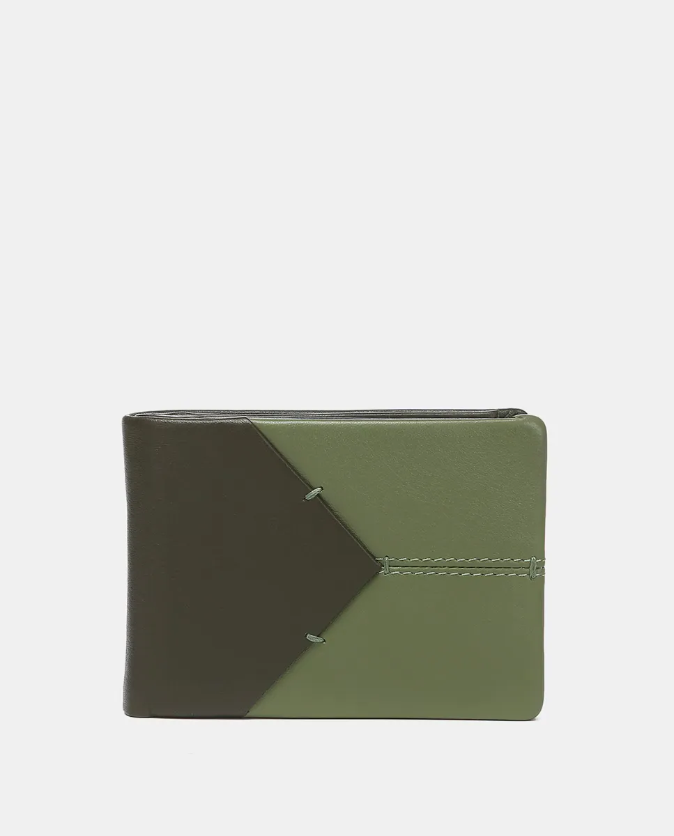 Мужской маленький кожаный кошелек Oceans Diary с защитой RFID зеленого цвета Abbacino, зеленый 
Мужской маленький кожаный кошелек Oceans Diary с защитой RFID зеленого цвета Abbacino, зеленый