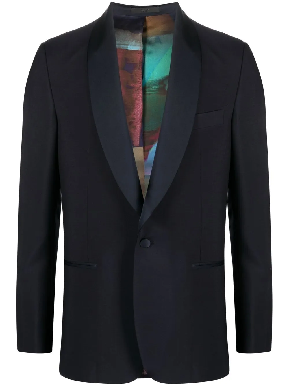 Пиджак с лацканами-шалькой Paul Smith, синий
Пиджак с лацканами-шалькой Paul Smith, синий