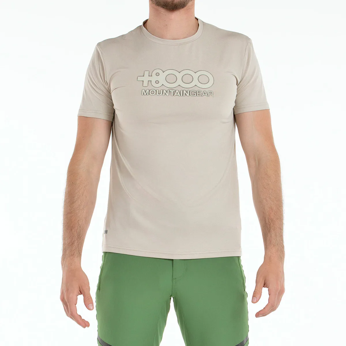 Мужская футболка с коротким рукавом Pipe +8000, песочный
Мужская футболка с коротким рукавом Pipe +8000, песочный