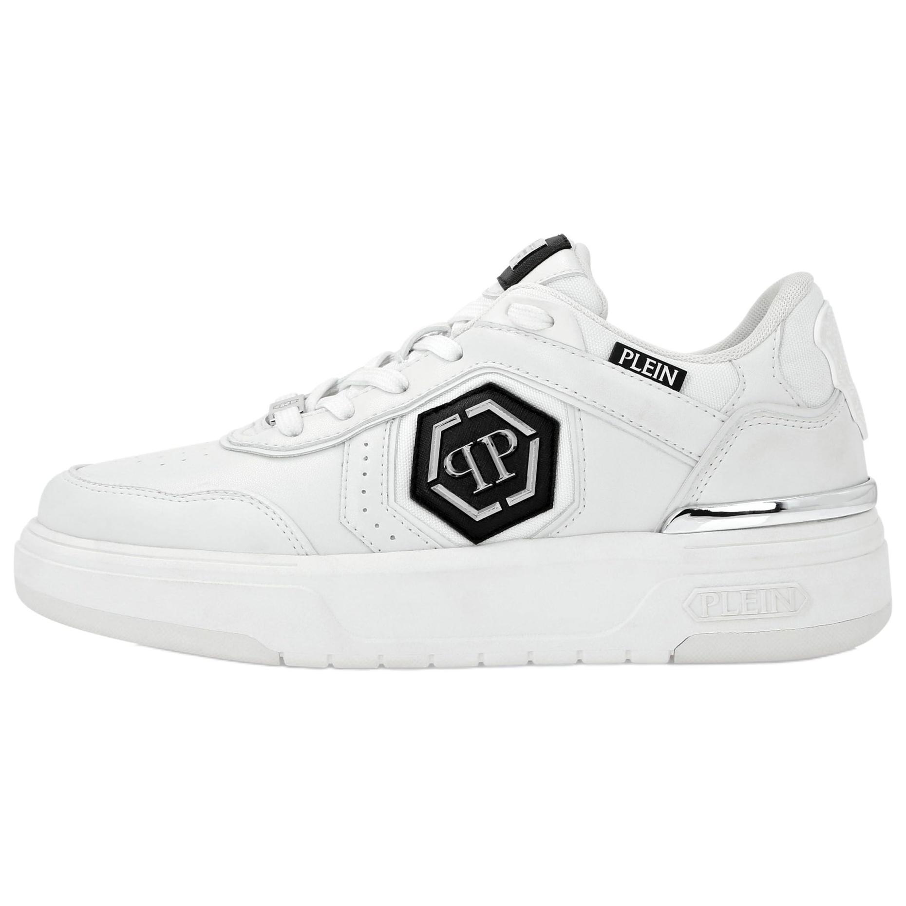 Sk8r Plein Low Leather низкие скейтерские кроссовки унисекс белые PHILIPP PLEIN, белый
Sk8r Plein Low Leather низкие скейтерские кроссовки унисекс белые PHILIPP PLEIN, белый