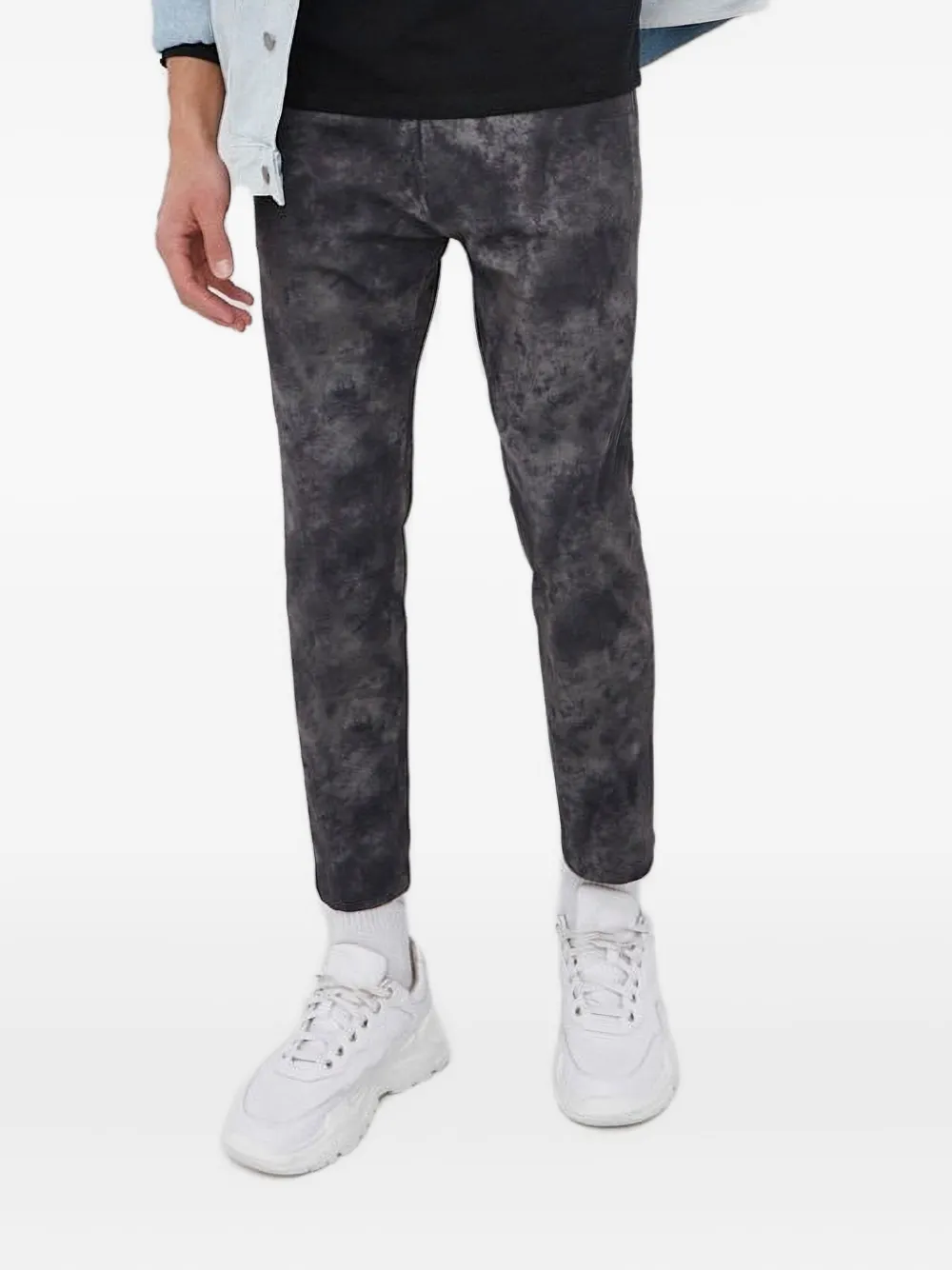 Брюки прямого кроя с принтом тай-дай Drykorn, черный
Брюки прямого кроя с принтом тай-дай Drykorn, черный