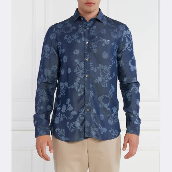 Рубашка узкого кроя Ls Sunset Flo Guess, синий
Рубашка узкого кроя Ls Sunset Flo Guess, синий