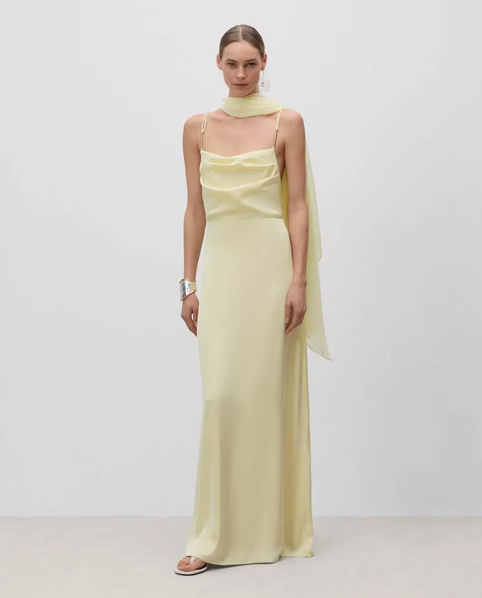 Длинное платье на бретелях Simorra, жёлтый
Длинное платье на бретелях Simorra, жёлтый