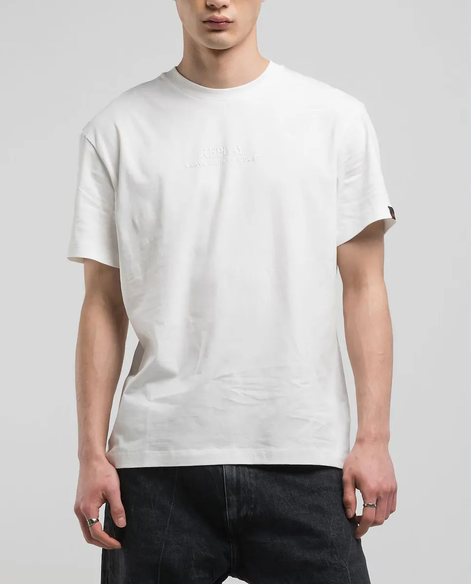 Мужская футболка с коротким рукавом и круглым вырезом Replay, белый
Мужская футболка с коротким рукавом и круглым вырезом Replay, белый