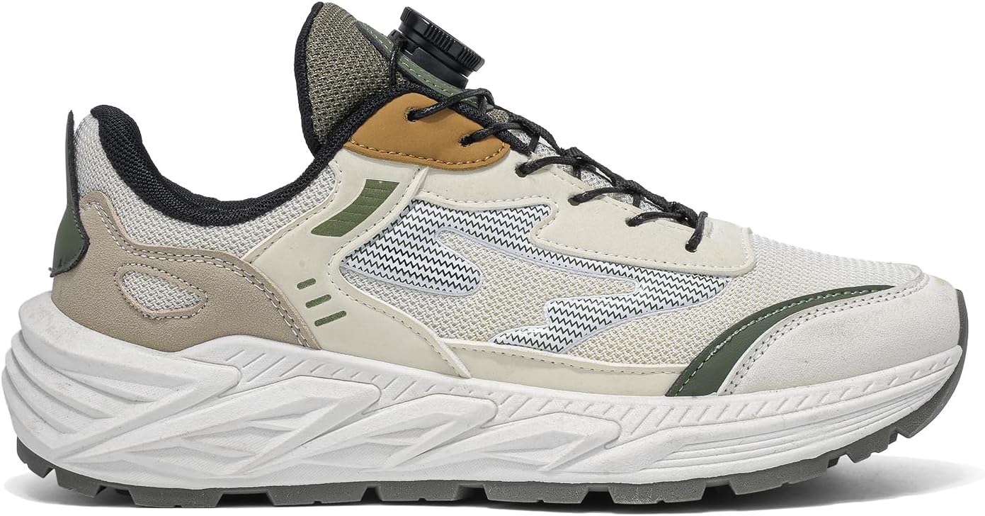 Кроссовки для трейл-раннинга, верх из сетки и замши, массивная платформа, бежево-оливковые, спортивная обувь для активного отдыха Generic
Кроссовки для трейл-раннинга, верх из сетки и замши, массивная платформа, бежево-оливковые, спортивная обувь для активного отдыха Generic