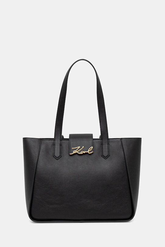 Кожаная сумка K/SIGNATURE Karl Lagerfeld, черный
Кожаная сумка K/SIGNATURE Karl Lagerfeld, черный