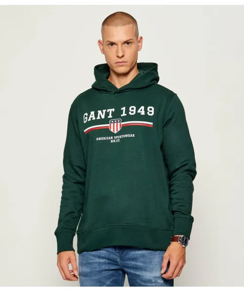 Толстовка Regular fit Gant, зеленый
Толстовка Regular fit Gant, зеленый