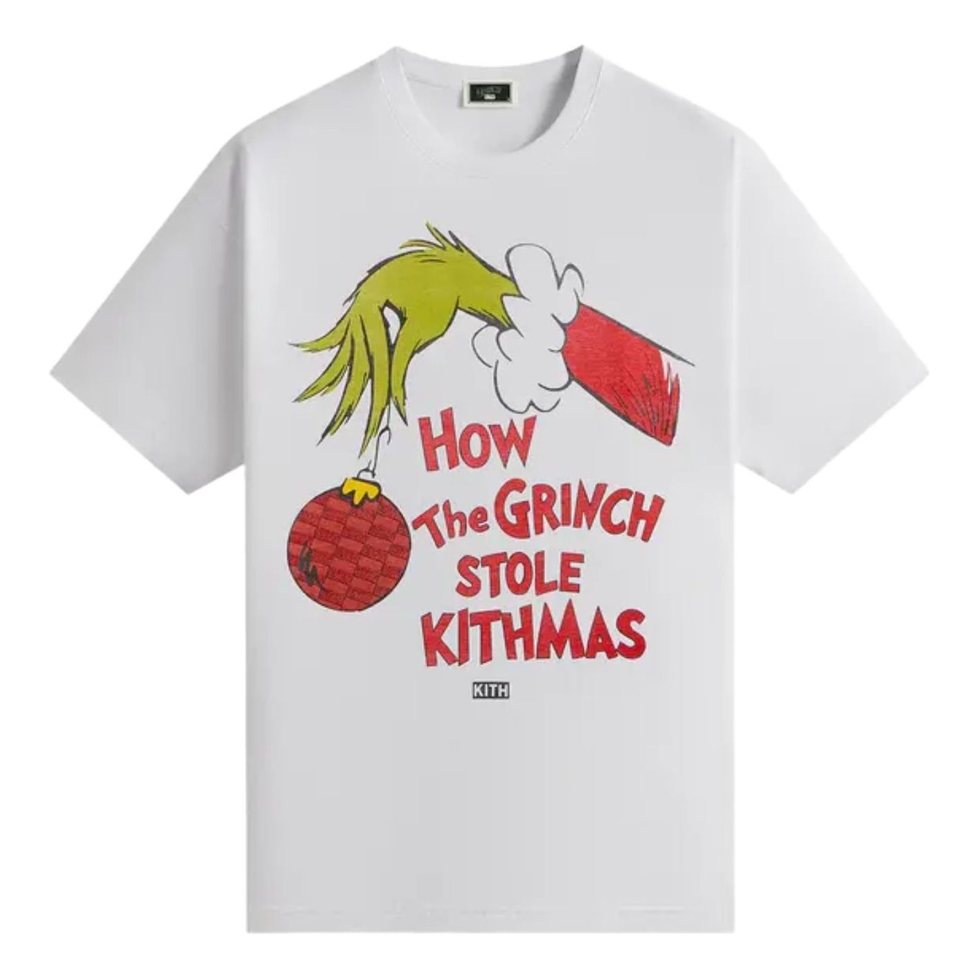 Винтажная футболка KITH x The Grinch Book Title, белая
Винтажная футболка KITH x The Grinch Book Title, белая