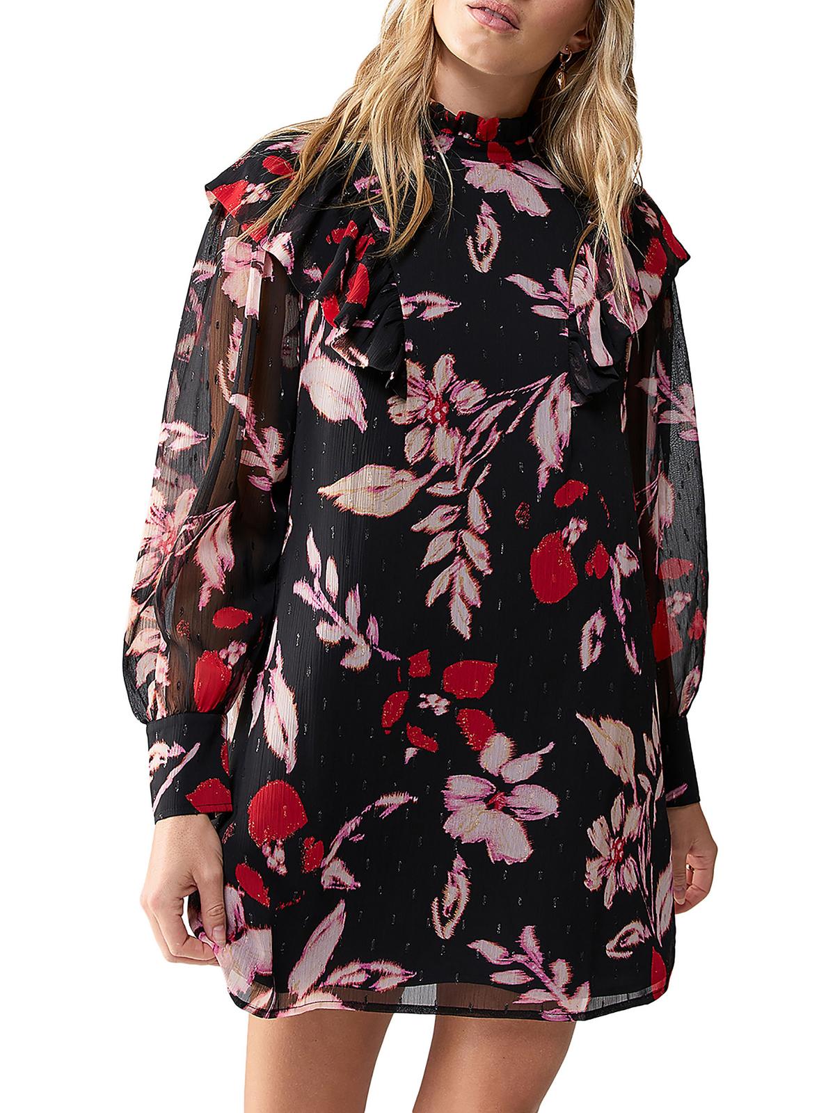 Twice As Cute женское металлизированное мини-платье Babydoll Sanctuary, цвет poinsettia 
Twice As Cute женское металлизированное мини-платье Babydoll Sanctuary, цвет poinsettia