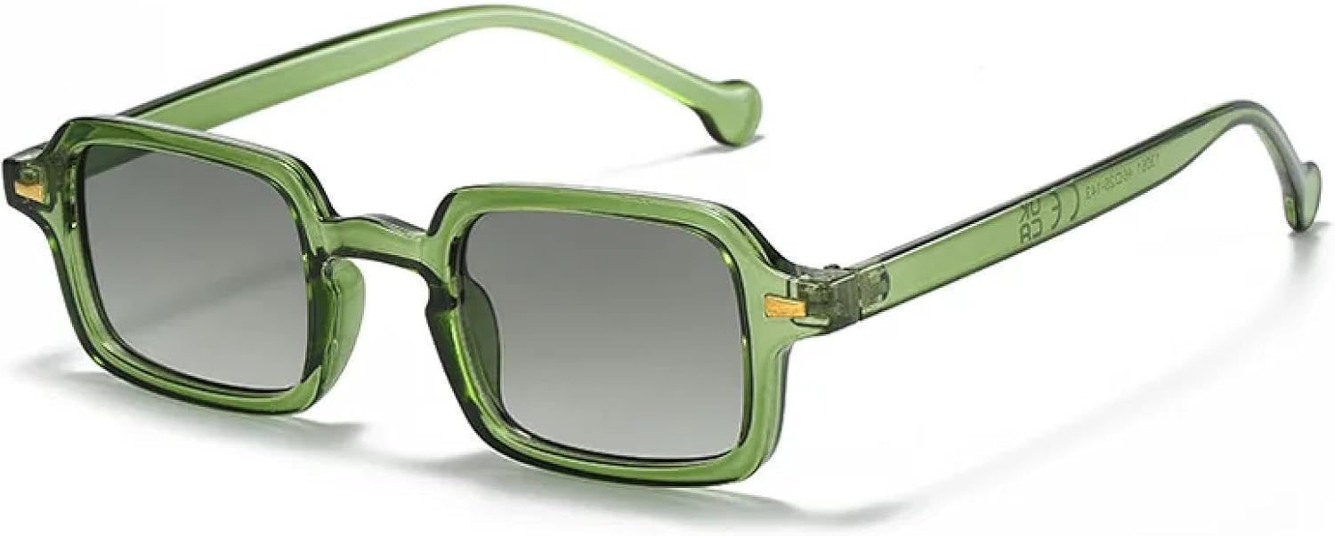 Классические солнцезащитные очки для женщин и мужчин, маленькие, в стиле панк, прямоугольные, с градиентными линзами, защита от УФ-излучения UV400 TVTBBVV, C7green-graygreen
Классические солнцезащитные очки для женщин и мужчин, маленькие, в стиле панк, прямоугольные, с градиентными линзами, защита от УФ-излучения UV400 TVTBBVV, C7green-graygreen