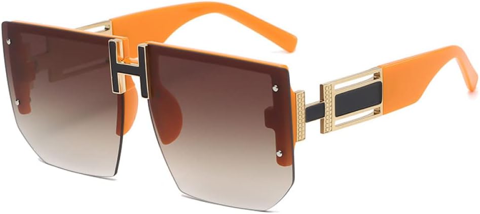 Модные повседневные солнцезащитные очки с крупной оправой для женщин, полуободковые солнцезащитные очки с перекрестным рисунком, солнцезащитные очки с защитой от УФ-излучения MTZJH, Brown
Модные повседневные солнцезащитные очки с крупной оправой для женщин, полуободковые солнцезащитные очки с перекрестным рисунком, солнцезащитные очки с защитой от УФ-излучения MTZJH, Brown