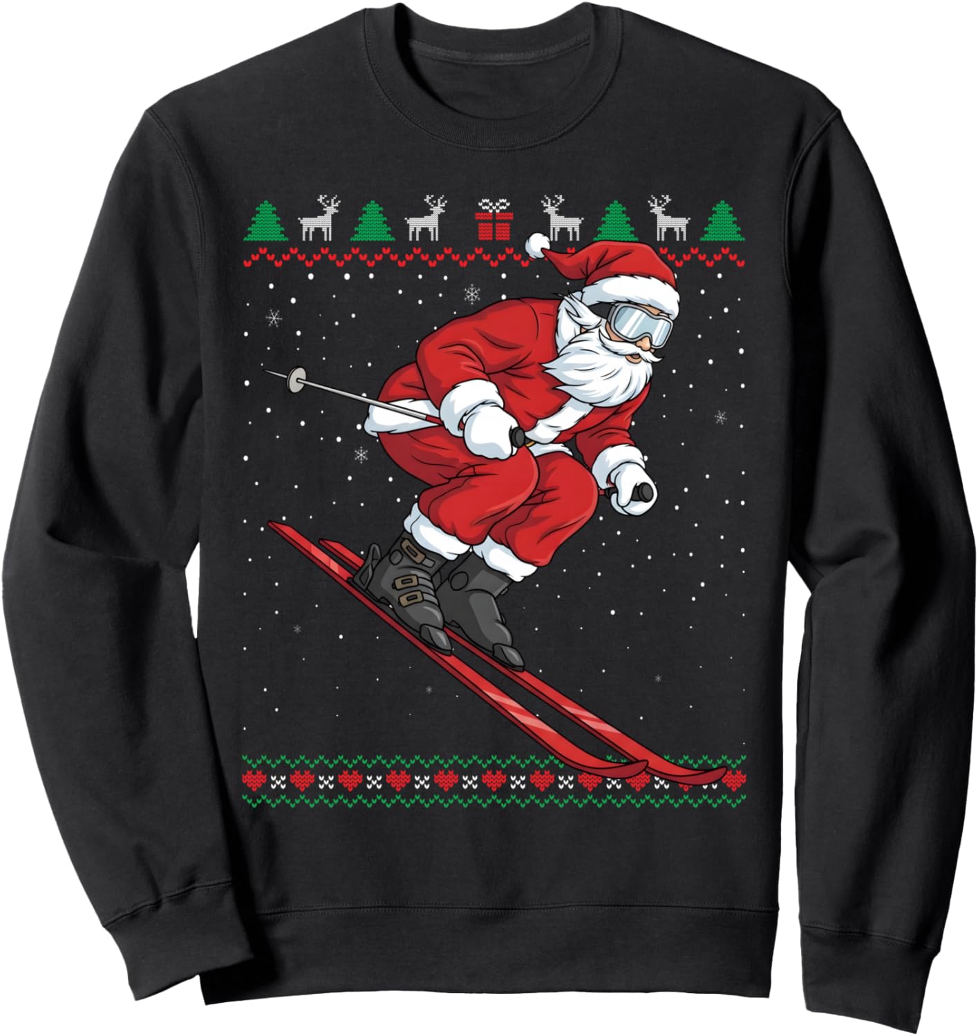 Забавная рождественская толстовка с Санта-Клаусом и лыжным принтом Funny Santa Skiing Christmas, черный
Забавная рождественская толстовка с Санта-Клаусом и лыжным принтом Funny Santa Skiing Christmas, черный