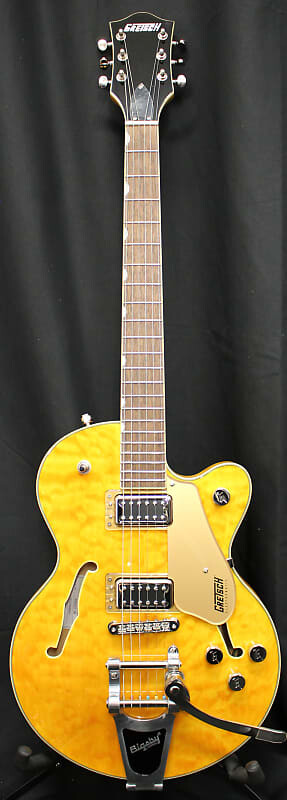 Электрогитара Gretsch G5655T-QM Electromatic Center Block Jr. Single-Cut Quilted Maple Bigsby Speyside Electric Guitar
Электрогитара Gretsch G5655T-QM Electromatic Center Block Jr. Single-Cut Quilted Maple Bigsby Speyside Electric Guitar