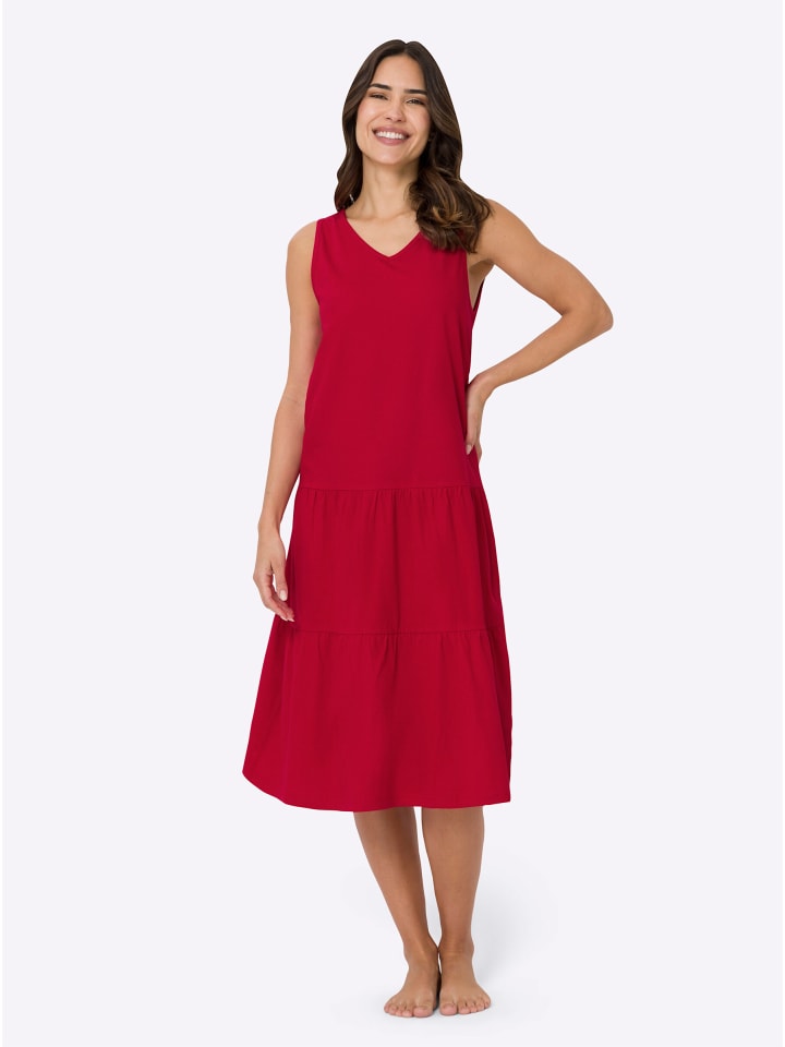 Летнее платье красного цвета Sieh an!
Летнее платье красного цвета Sieh an!