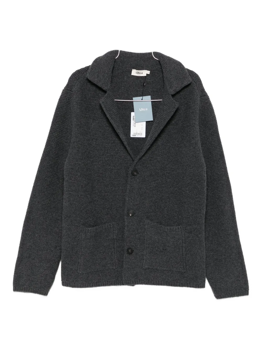 Кардиган с накладными карманами и пуговицами Altea, серый
Кардиган с накладными карманами и пуговицами Altea, серый