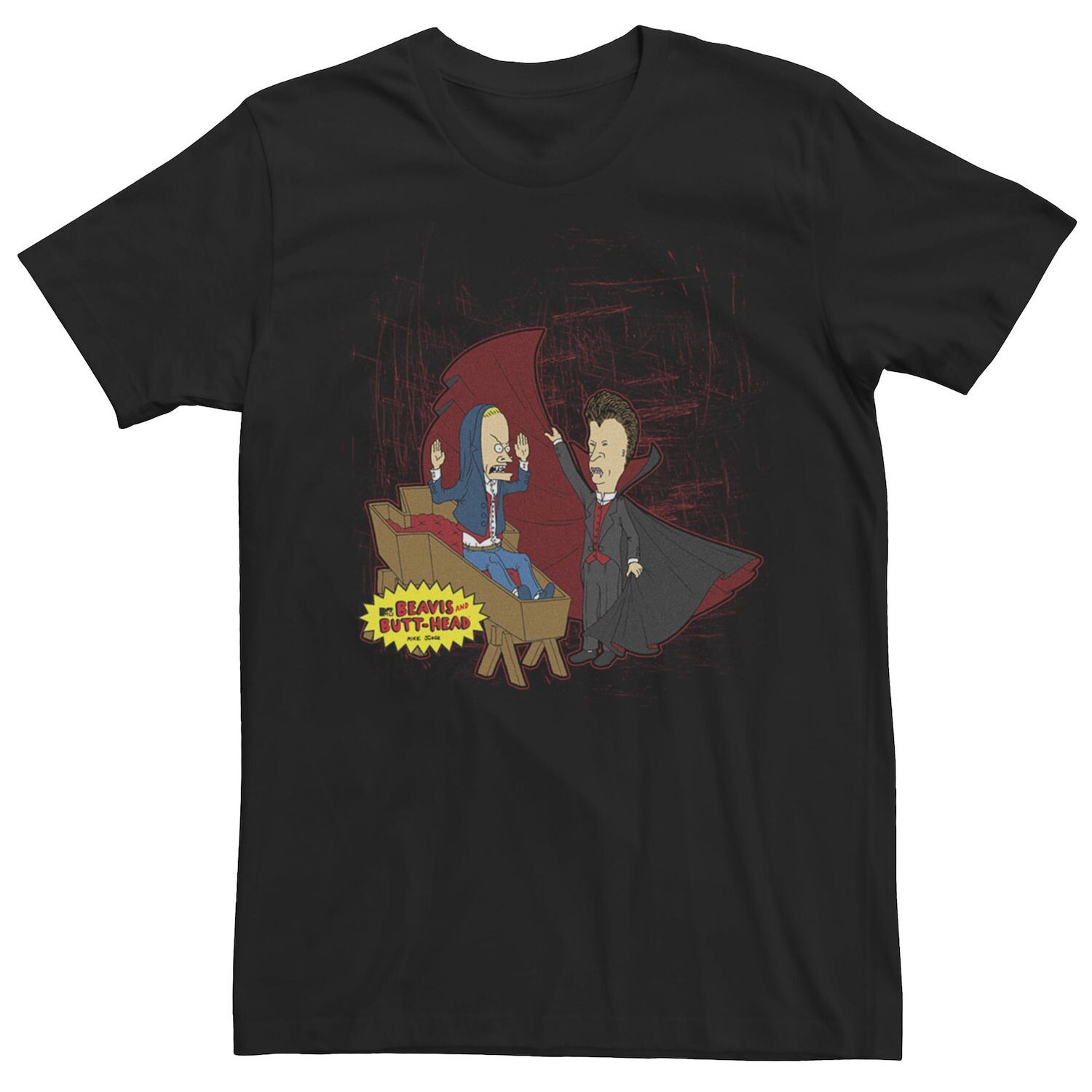 Мужская футболка Beavis And Butthead Vampire с короткими рукавами Licensed Character
Мужская футболка Beavis And Butthead Vampire с короткими рукавами Licensed Character