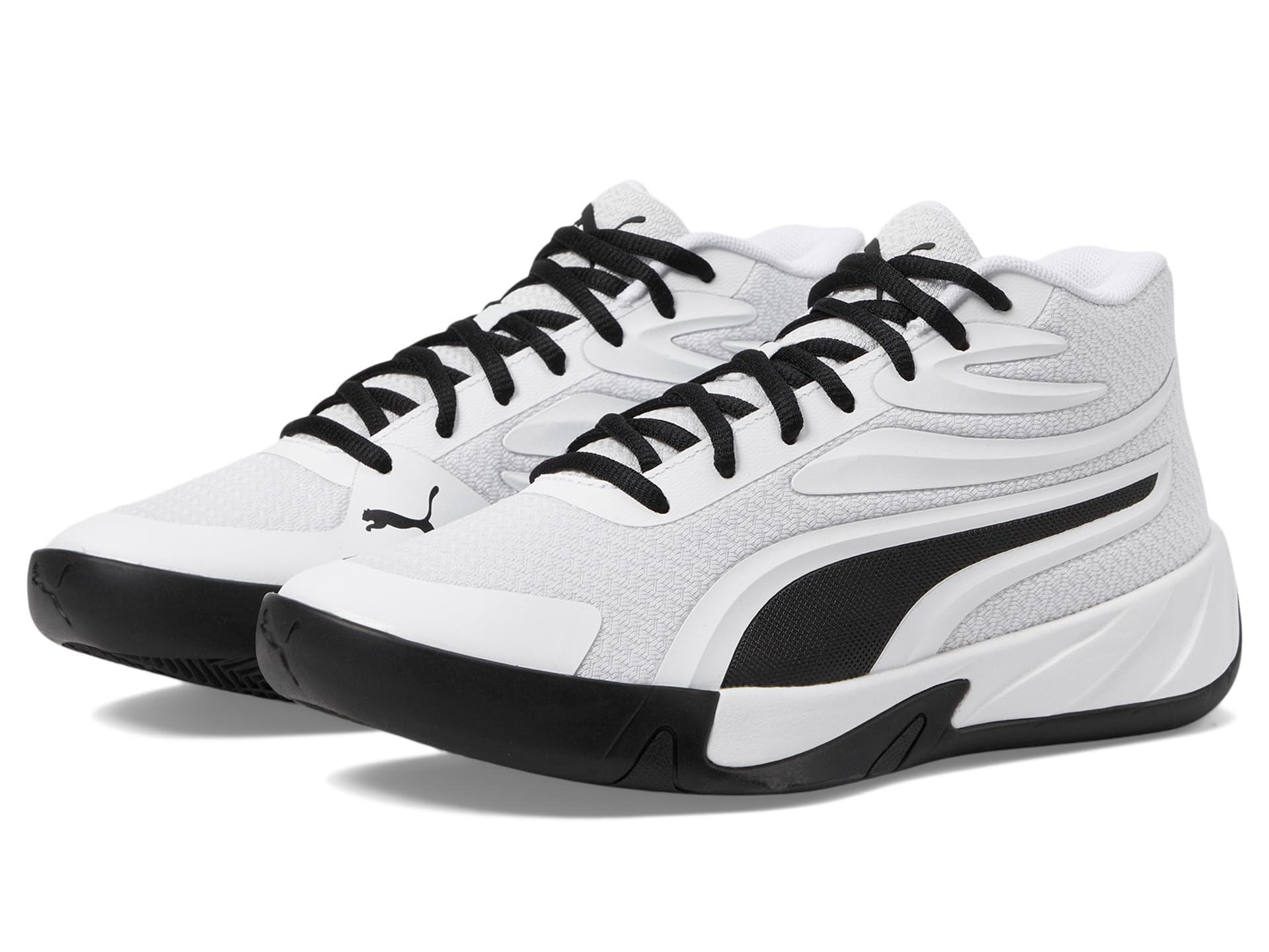 Кроссовки PUMA Kids Court Pro, Puma White-puma Black 
Кроссовки PUMA Kids Court Pro, Puma White-puma Black