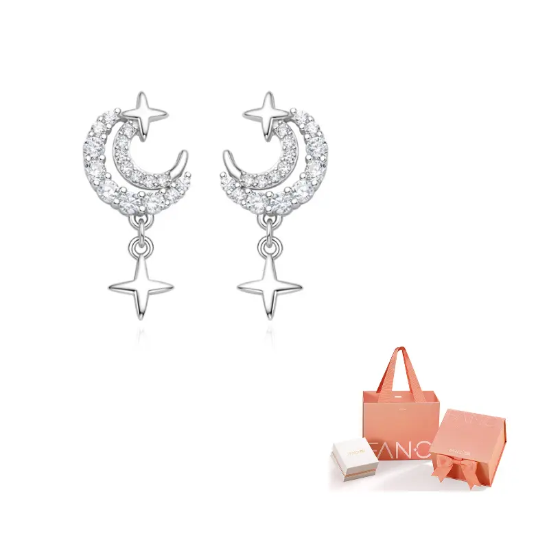 FANCI Серьги-гвоздики из серебра 925 пробы с драгоценными камнями для женщин
FANCI Серьги-гвоздики из серебра 925 пробы с драгоценными камнями для женщин