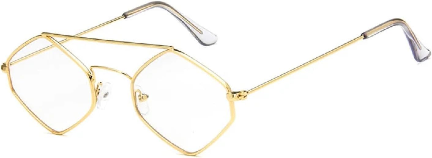 Женские солнцезащитные очки «кошачий глаз», модные многоугольные солнцезащитные очки в винтажном стиле с металлическим покрытием, защита от УФ-излучения UV400 VVTWSSW, Gold-clear
Женские солнцезащитные очки «кошачий глаз», модные многоугольные солнцезащитные очки в винтажном стиле с металлическим покрытием, защита от УФ-излучения UV400 VVTWSSW, Gold-clear