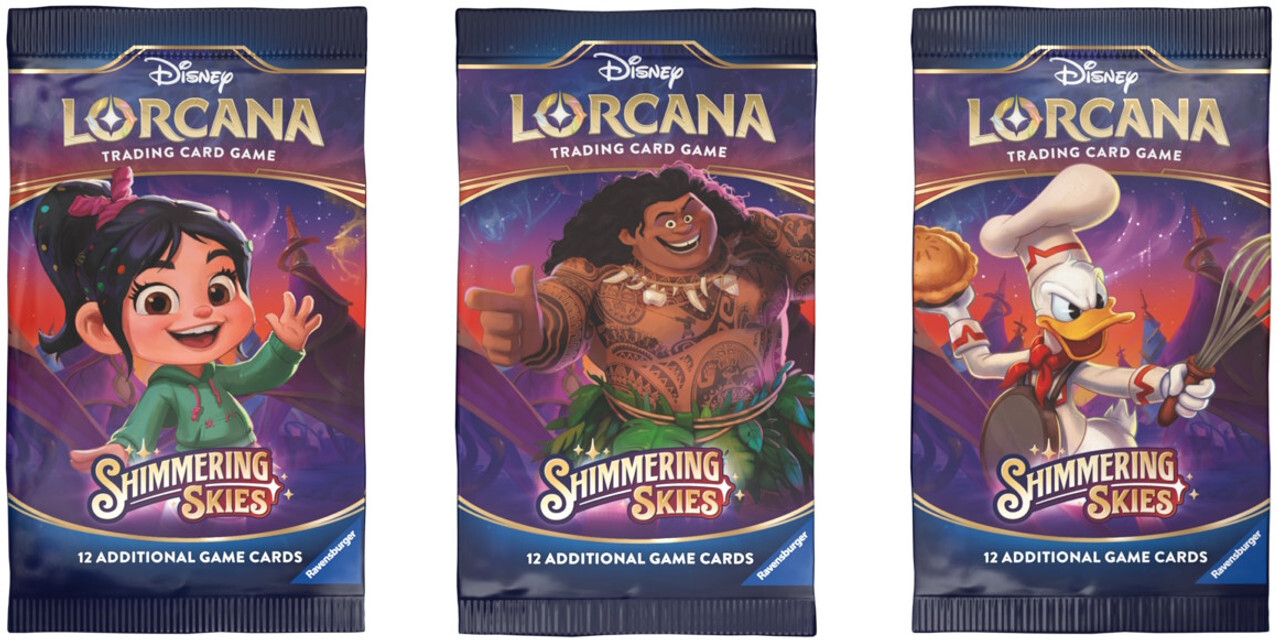 Карточная игра Disney Lorcana TCG: Shimmering Skies - Booster Box (24)
Карточная игра Disney Lorcana TCG: Shimmering Skies - Booster Box (24)