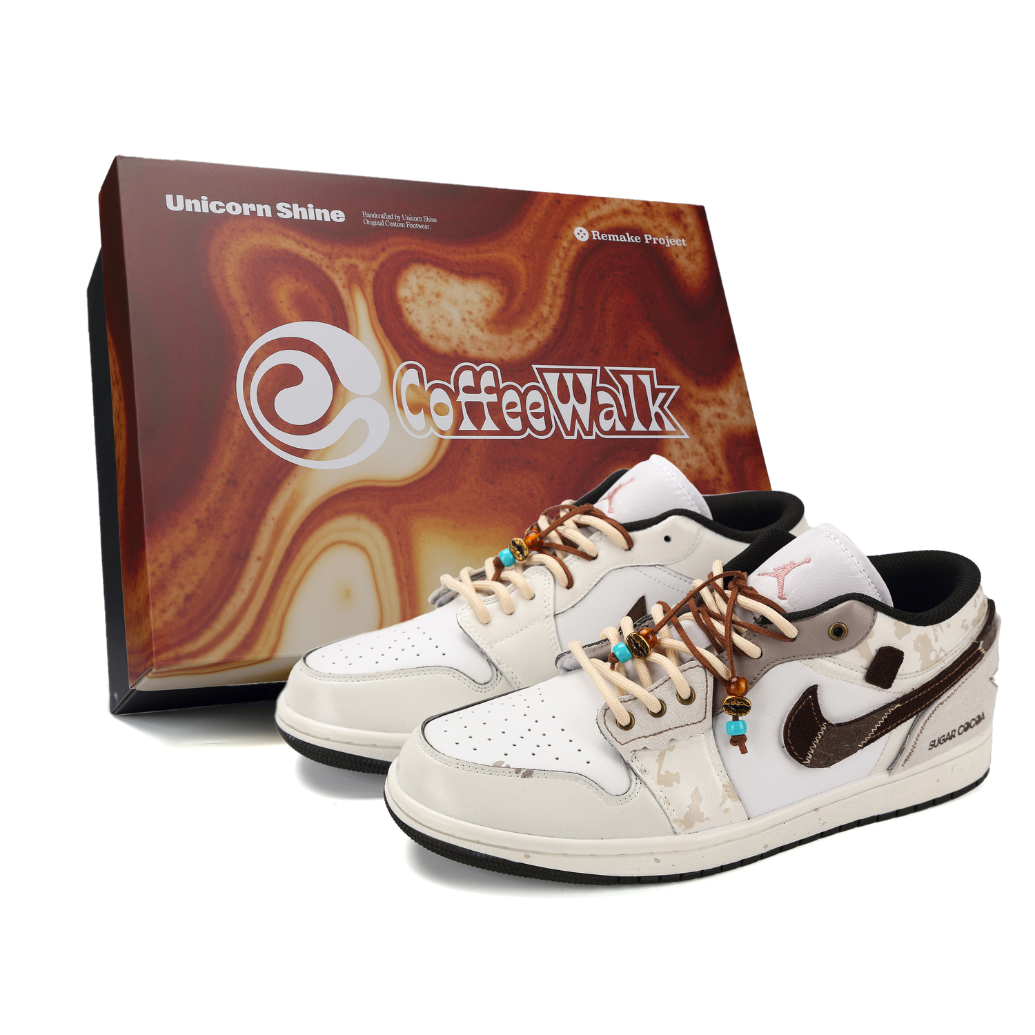 Jordan Кроссовки баскетбольные Air 1 Sugar Beads Mocha мужские низкие винтажные бежевые устойчивые к истиранию
Jordan Кроссовки баскетбольные Air 1 Sugar Beads Mocha мужские низкие винтажные бежевые устойчивые к истиранию