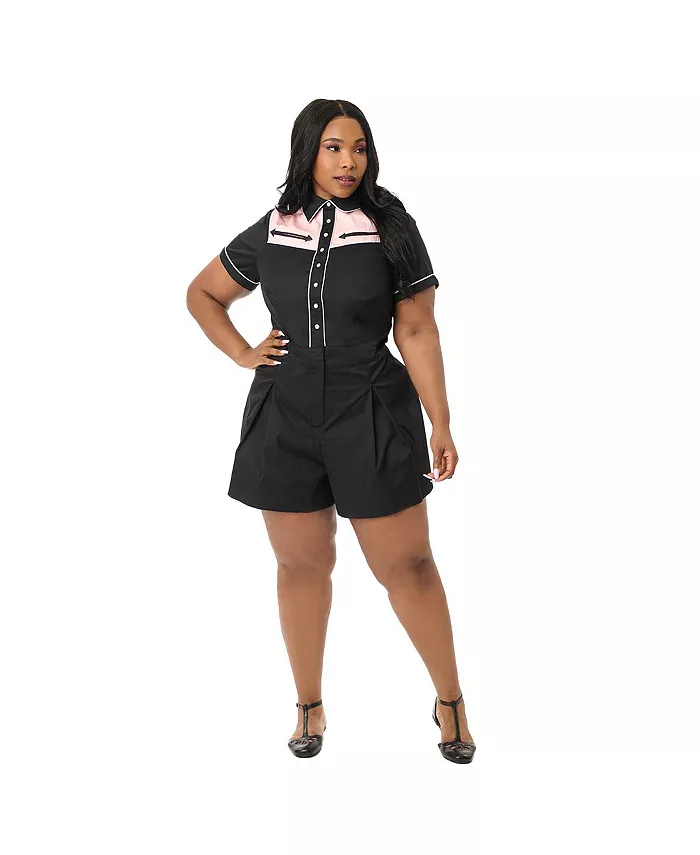 Комбинезон размера плюс для родео Unique Vintage, черный
Комбинезон размера плюс для родео Unique Vintage, черный