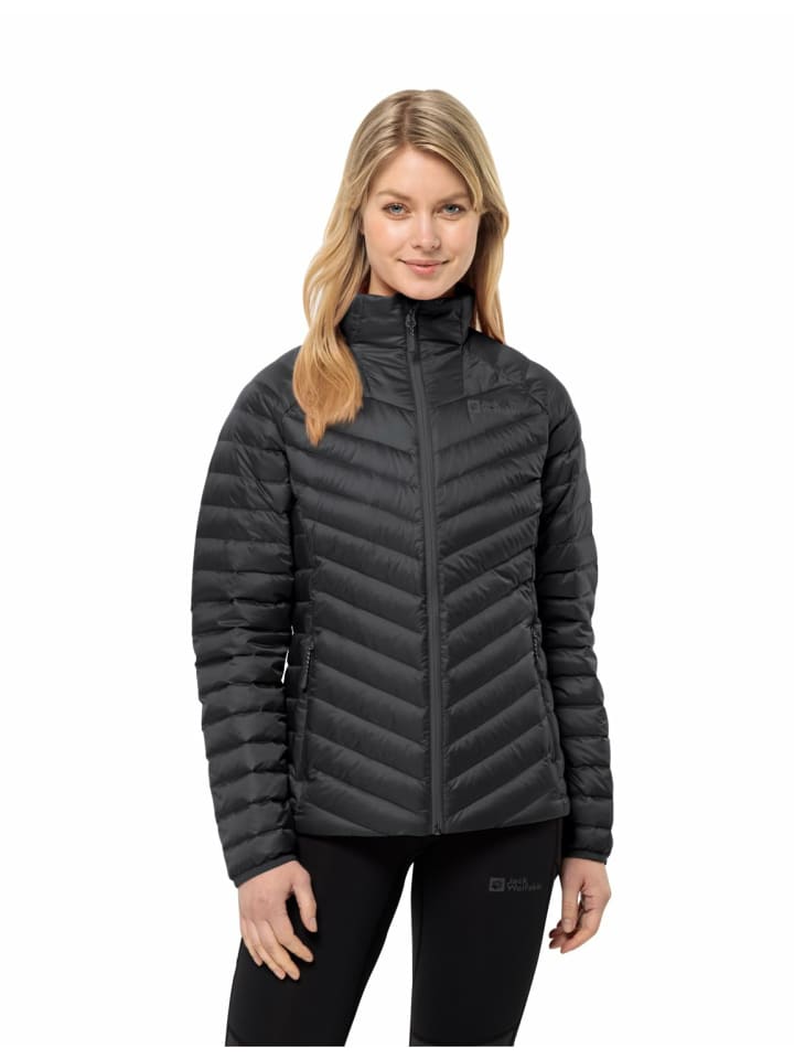 Jack Wolfskin Женское пуховое пальто черного цвета
Jack Wolfskin Женское пуховое пальто черного цвета