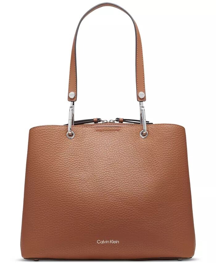 Сумка-тоут с тремя отделениями Garnet Calvin Klein, серебряный
Сумка-тоут с тремя отделениями Garnet Calvin Klein, серебряный