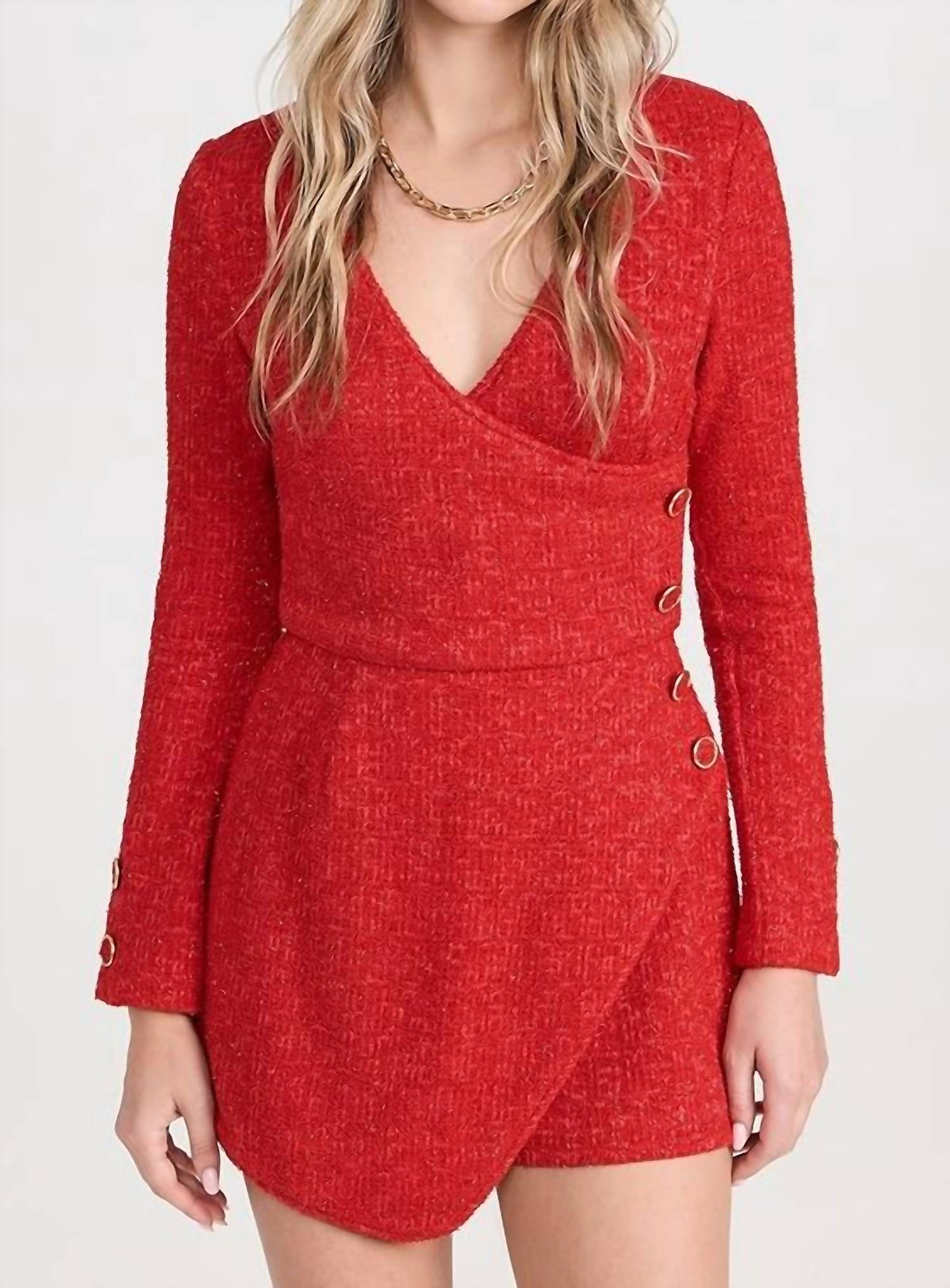 Твидовый деми-комбинезон в вишневом оттенке Divine Black Halo, Cherry Divine
Твидовый деми-комбинезон в вишневом оттенке Divine Black Halo, Cherry Divine