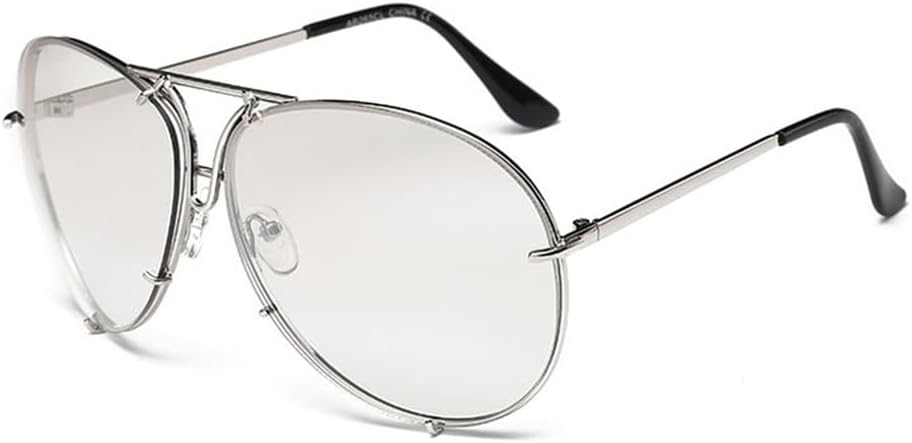 Солнцезащитные очки UV400 — увеличенного размера, с металлическим градиентом, для женщин и мужчин, для бега и занятий спортом на открытом воздухе UYPTK, Gradient Silver Lens
Солнцезащитные очки UV400 — увеличенного размера, с металлическим градиентом, для женщин и мужчин, для бега и занятий спортом на открытом воздухе UYPTK, Gradient Silver Lens