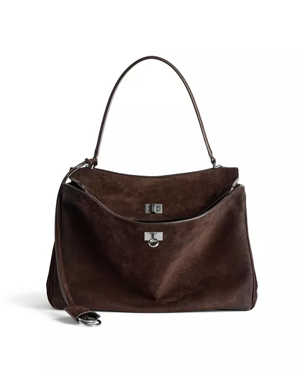 Сумка Rodeo среднего размера из замши. Balenciaga, коричневый
Сумка Rodeo среднего размера из замши. Balenciaga, коричневый