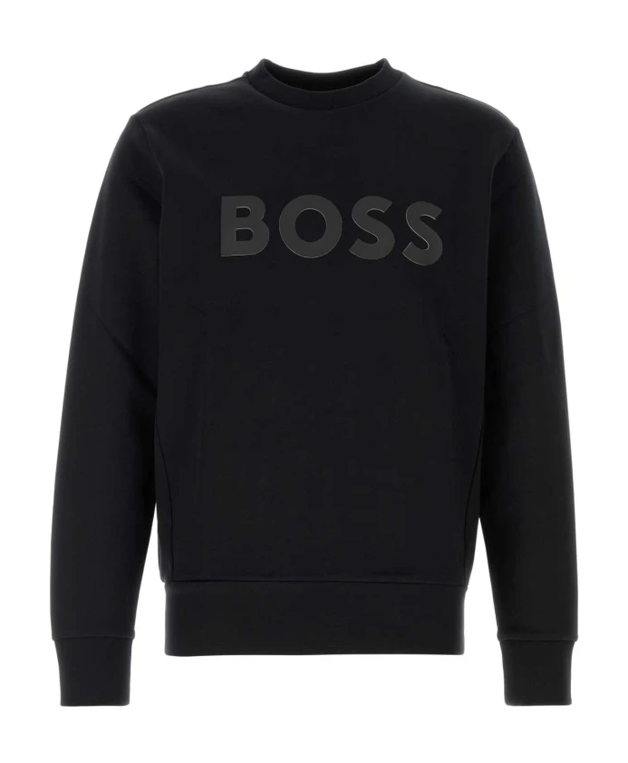 Эластичная хлопковая толстовка Hugo, черный
Эластичная хлопковая толстовка Hugo, черный