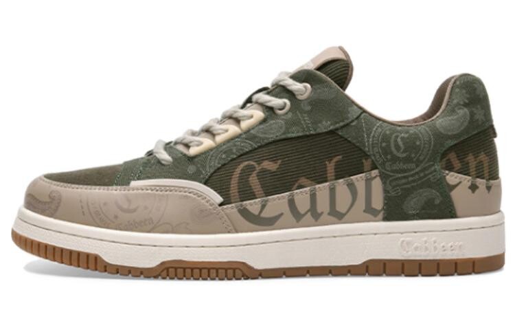 Кеды мужские, обувь для скейтбординга низкая бежевый/зеленый Cabbeen
Кеды мужские, обувь для скейтбординга низкая бежевый/зеленый Cabbeen