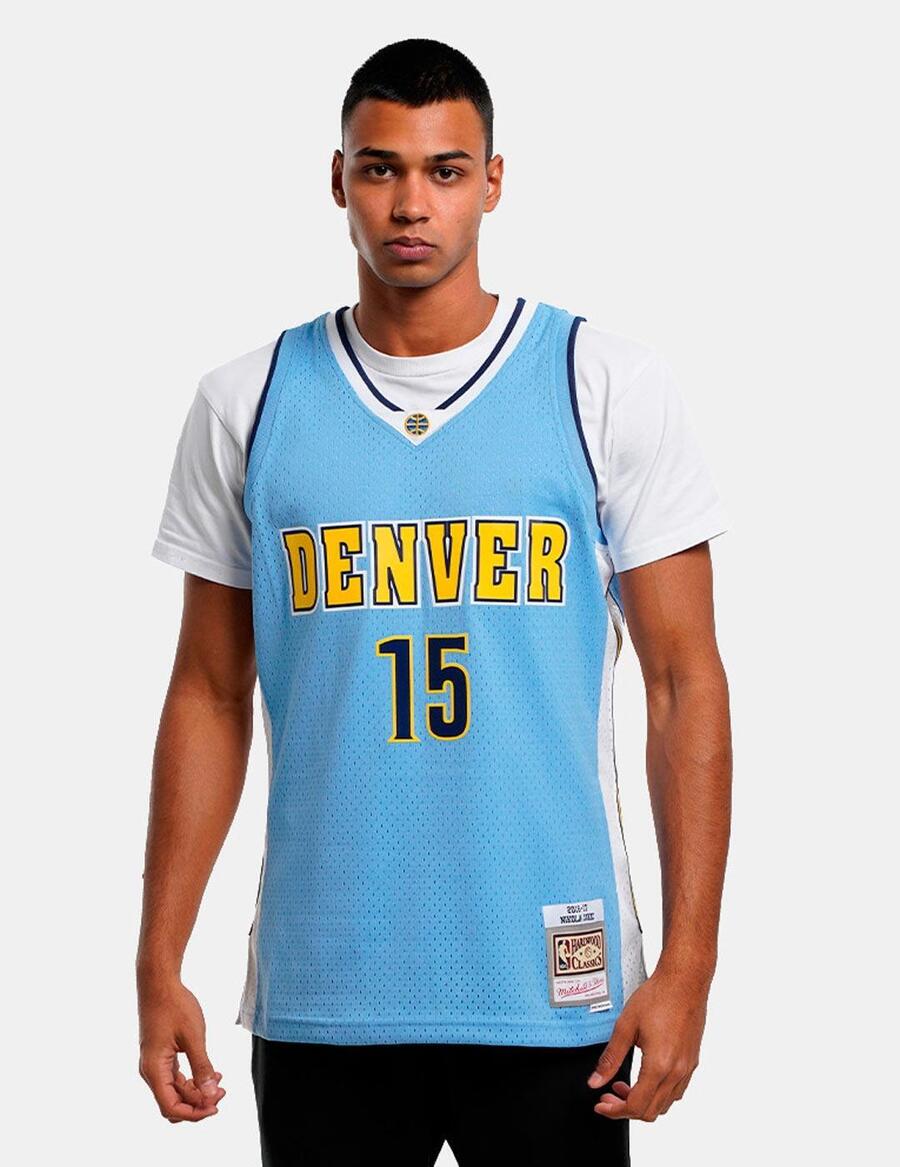 Мужская синяя футболка Mitchell & Ness D Nuggets Никола Йокич
Мужская синяя футболка Mitchell & Ness D Nuggets Никола Йокич