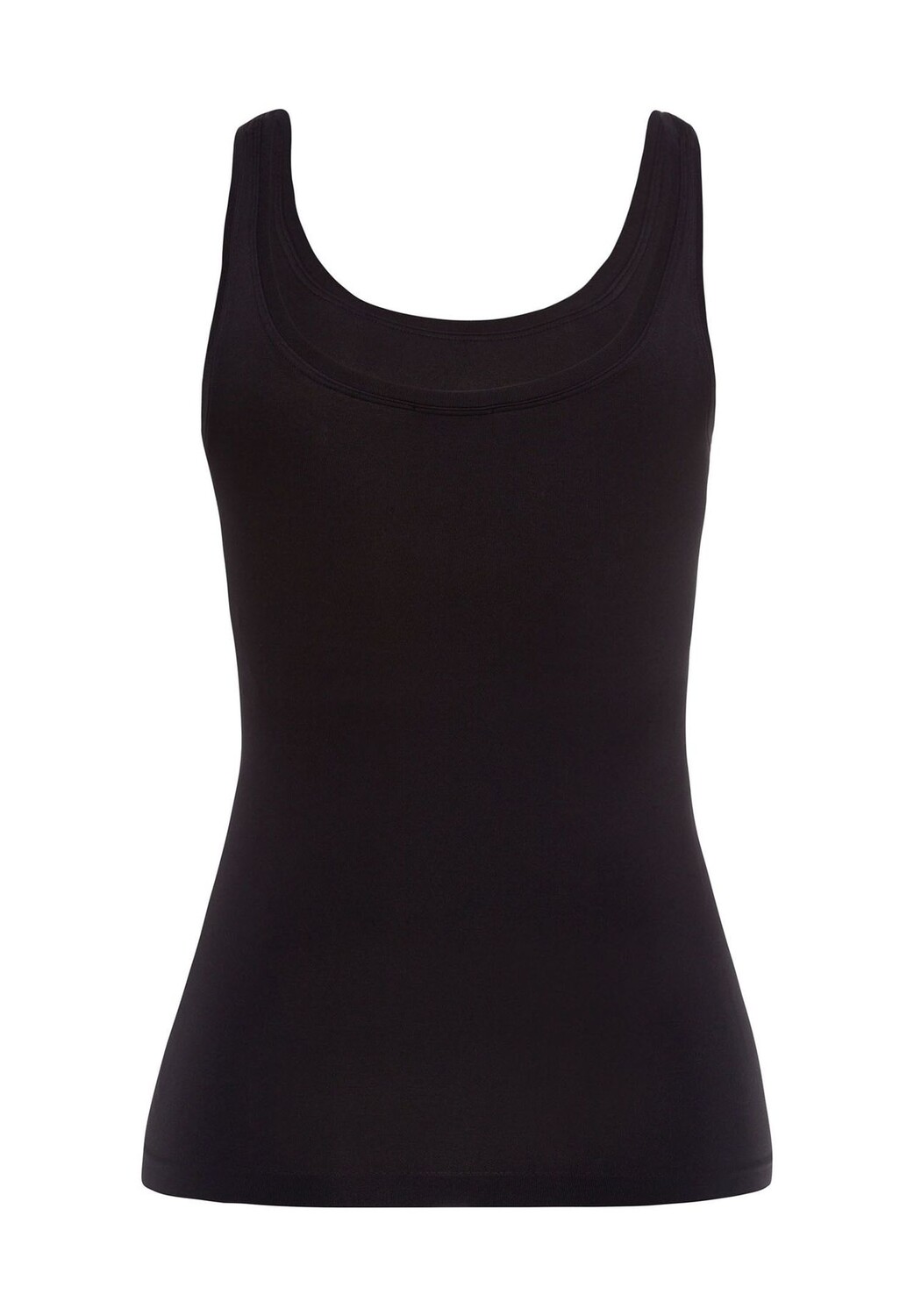 Майка женская с круглым вырезом HANRO, черный
Майка женская с круглым вырезом HANRO, черный