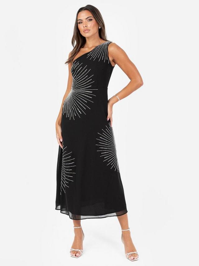 Платье миди из шифона с пайетками Starburst Maya Deluxe, Black
Платье миди из шифона с пайетками Starburst Maya Deluxe, Black