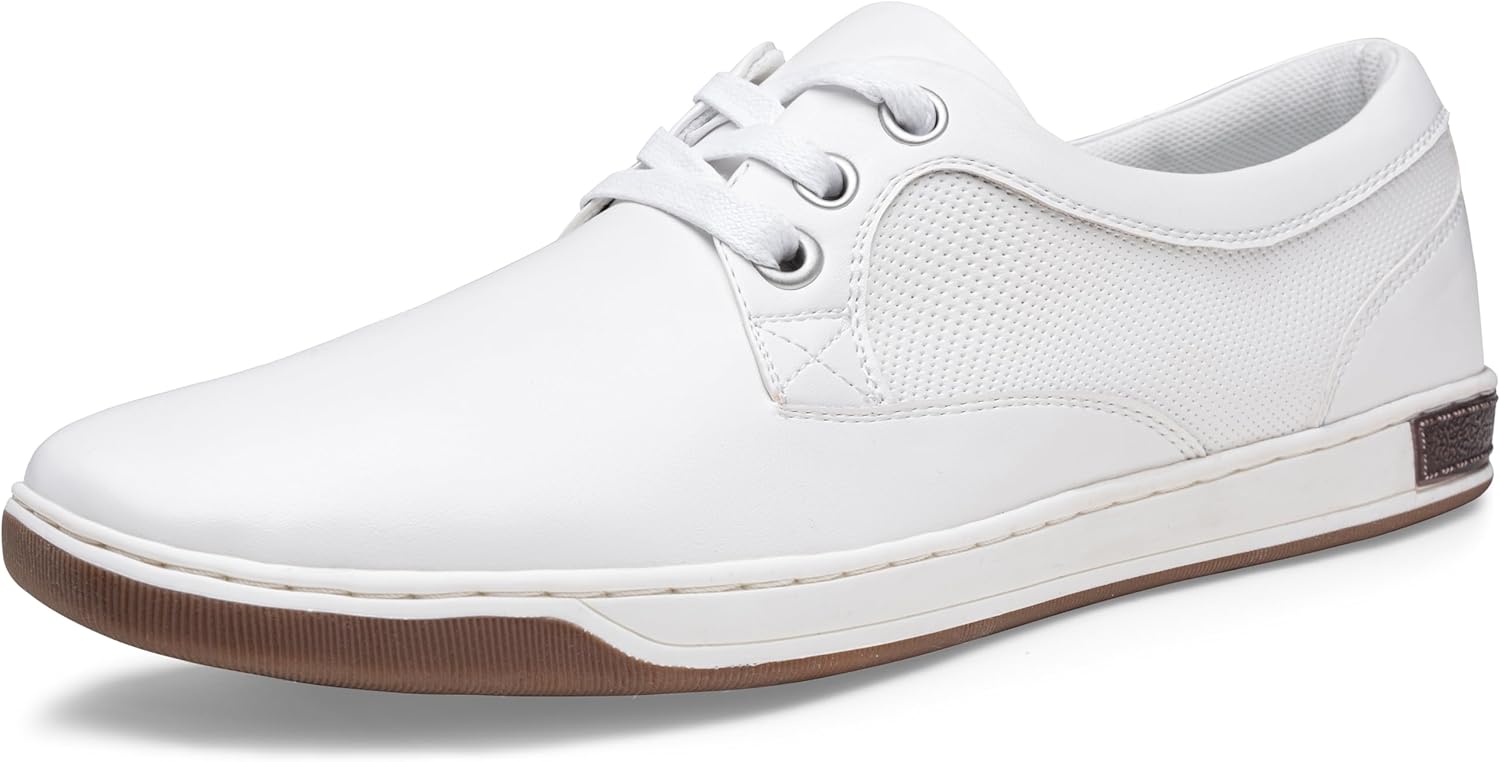 Мужские модные кроссовки Jousen Классические ретро повседневные туфли для мужчин Дышащие деловые кроссовки, белый
Мужские модные кроссовки Jousen Классические ретро повседневные туфли для мужчин Дышащие деловые кроссовки, белый